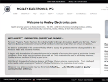 Tablet Screenshot of mosleyelectronics.com